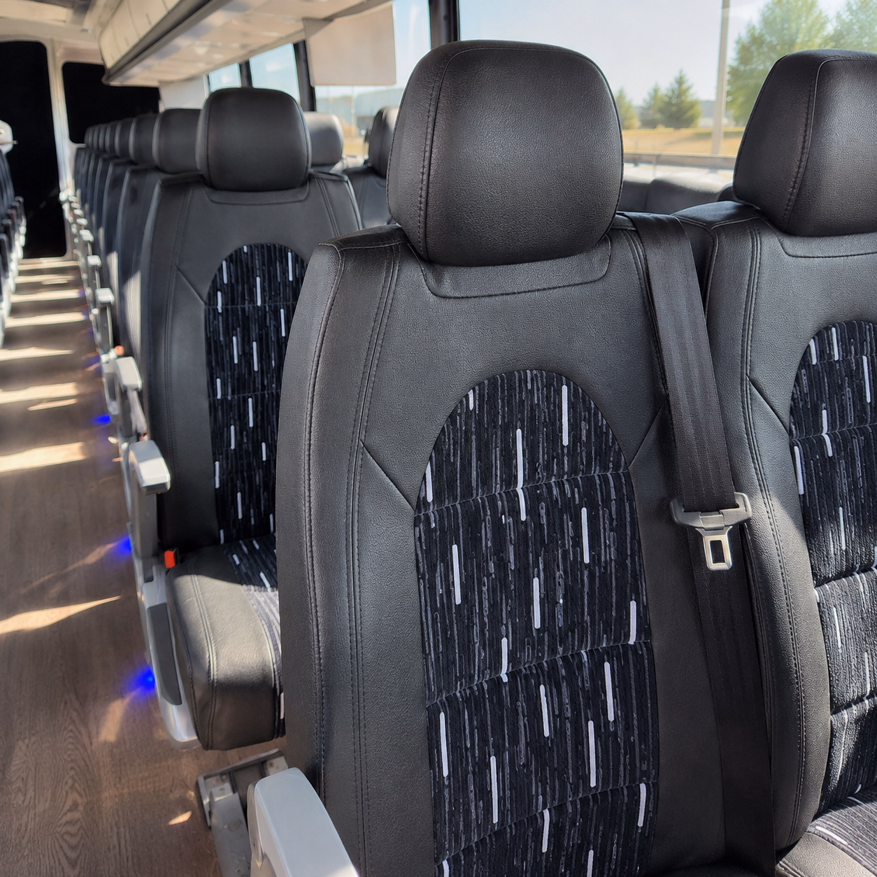 flagstaff charter bus inside